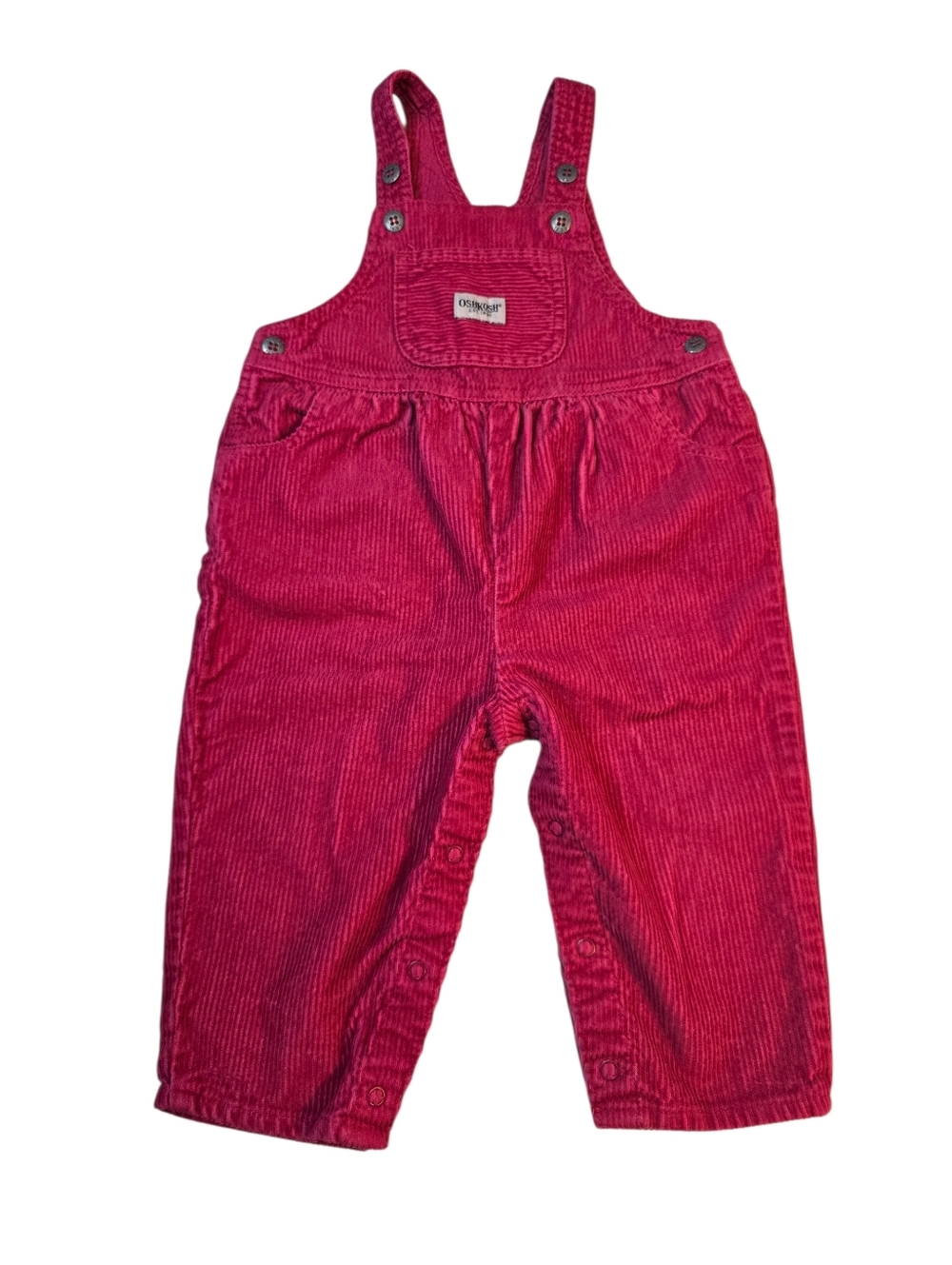 OshKosh B'gosh Raspberry Corduroy Overalls for Kids